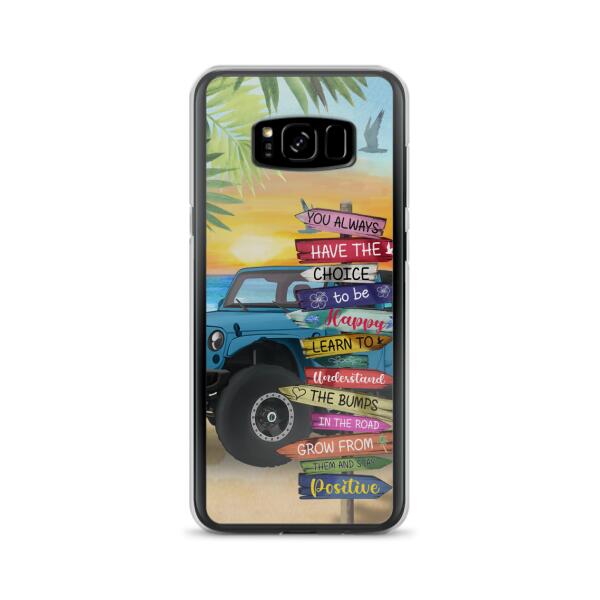 Personalized Off-road SUVs Phone Case - Case For iPhone, Samsung and Xiaomi - You Always Have The Choice To Be Happy