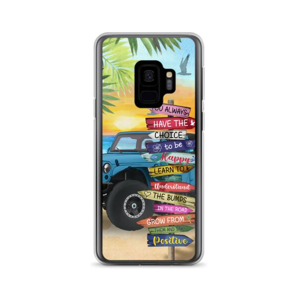 Personalized Off-road SUVs Phone Case - Case For iPhone, Samsung and Xiaomi - You Always Have The Choice To Be Happy