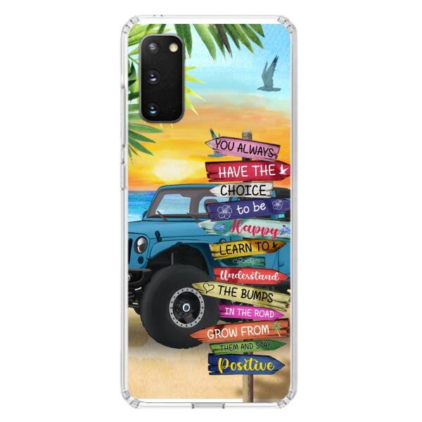 Personalized Off-road SUVs Phone Case - Case For iPhone, Samsung and Xiaomi - You Always Have The Choice To Be Happy