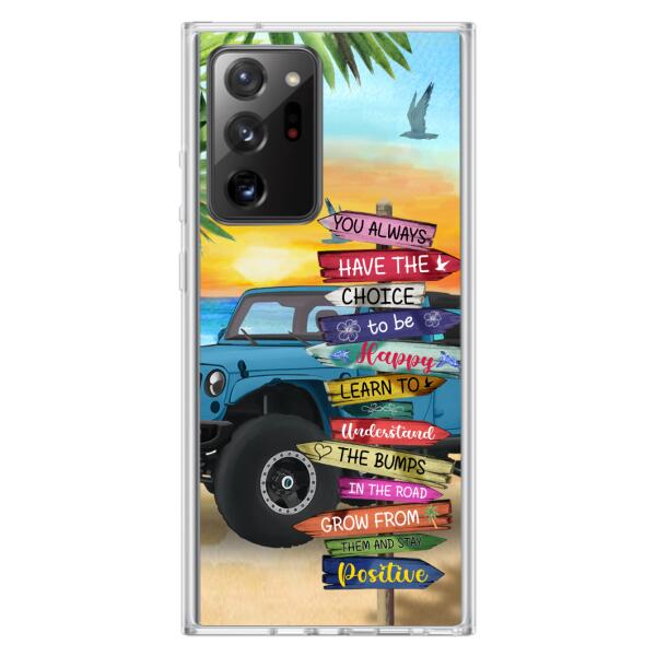 Personalized Off-road SUVs Phone Case - Case For iPhone, Samsung and Xiaomi - You Always Have The Choice To Be Happy