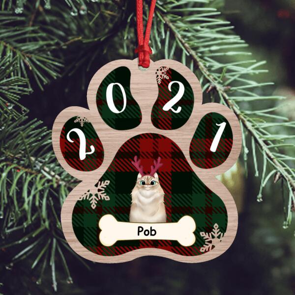 Personalized Pet Paw Ornament - Best Gift For Cat Lover/Dog Lover - 2021