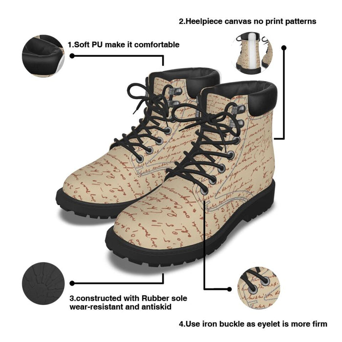 Personalized Horse Girl Season Short Boots - Up to 2 Horses - Gift Idea For Horse Lovers - Never Walk Alone