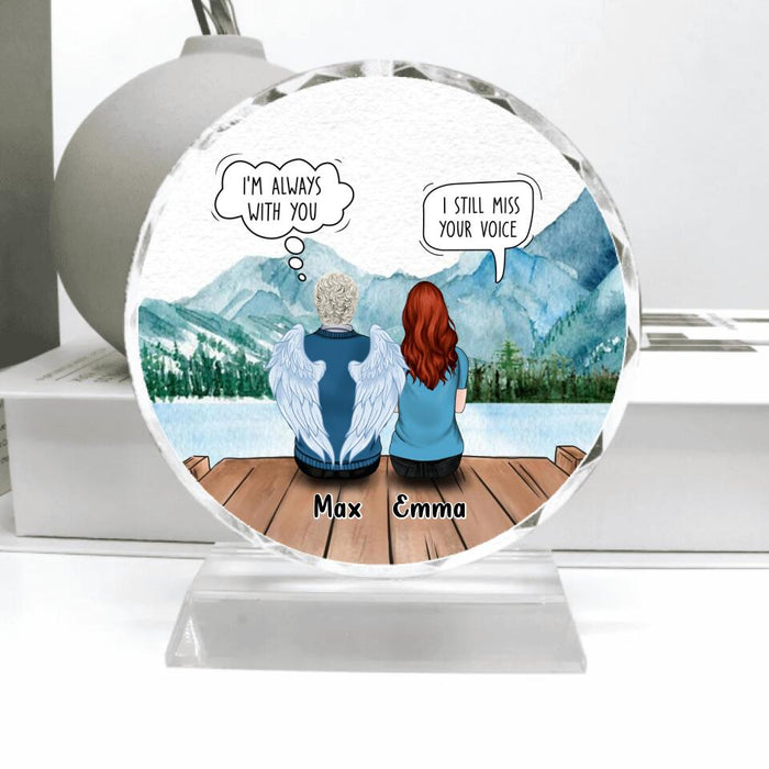 Personalized Memorial Crystal Pendulum - Up to 5 People - Best Gift For Family