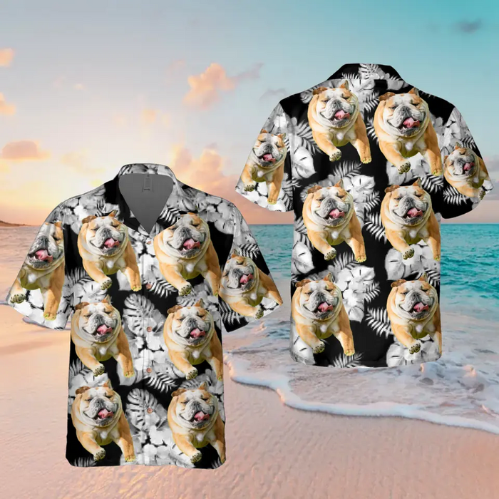 Personalized Dog Photo Hawaiian Shirt - Gift Idea For Dog Lovers - Upload Photo
