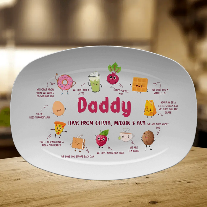 Personalized Family Serving Platter - Gift Idea For Family