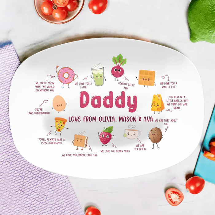 Personalized Family Serving Platter - Gift Idea For Family
