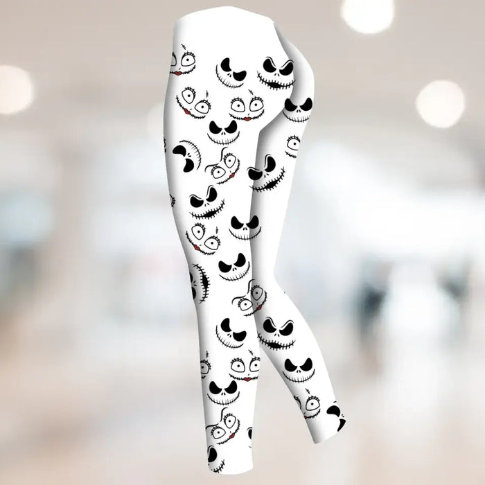 Personalized AOP Women's High Waist Leggings - Gift Idea for Friends/Gym Lovers